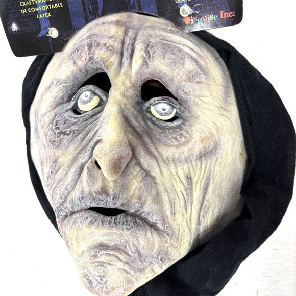 Disguise Fright Asylum Hooded Zombie Halloween Monster Mask NOS – NWT - Picture 5 of 11